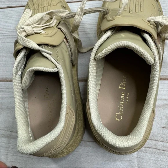 Christian Dior - Dior ID sneakers - Beige / Tan size 41 - Picture 9 of 9